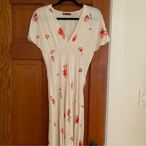 Zara midi floral dress
